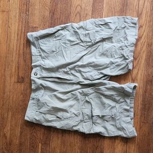 Khaki cargo shorts size 42